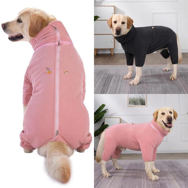 Vestuário para cães Pet Winter Collar Jumper Rosa Suéter Médio Grande Casaco Jaqueta Great Dane Greyhound Pitbull Roupas para animais de estimação Roupas