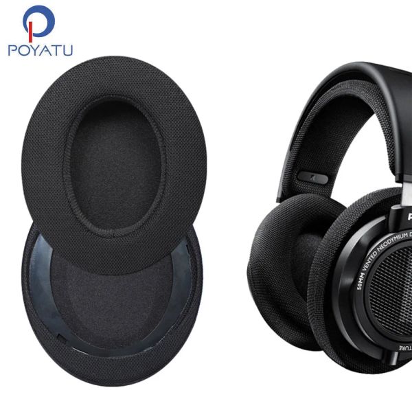 Aksesuarlar Poyatu Kulak Pedleri Philips için Kulaklıklar SHP9500 SHP 9500 Earpads Kulak Padleri Yastık Kapağı Yedek Earmuff