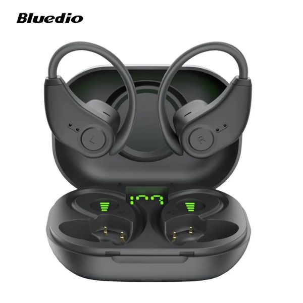 Kulaklıklar Orijinal Bluedio S6 Spor Bluetooth Kulaklıklar Mikal Bluetooth 5.1 Kablosuz Kulaklıklar Hifi Stereo Kablosuz Kulaklıklar