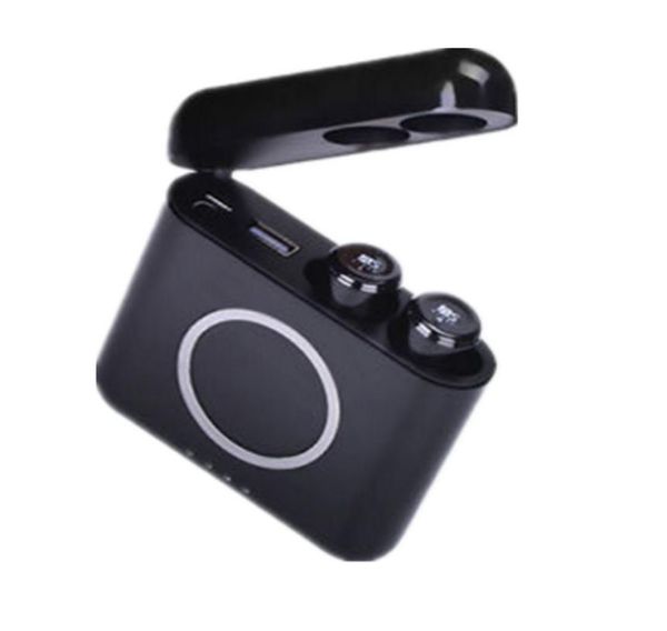 X4t controle de toque earphonetws bluetooth fones com cancelamento ruído suporte do telefone móvel carregamento sem fio para iphone sams1573059