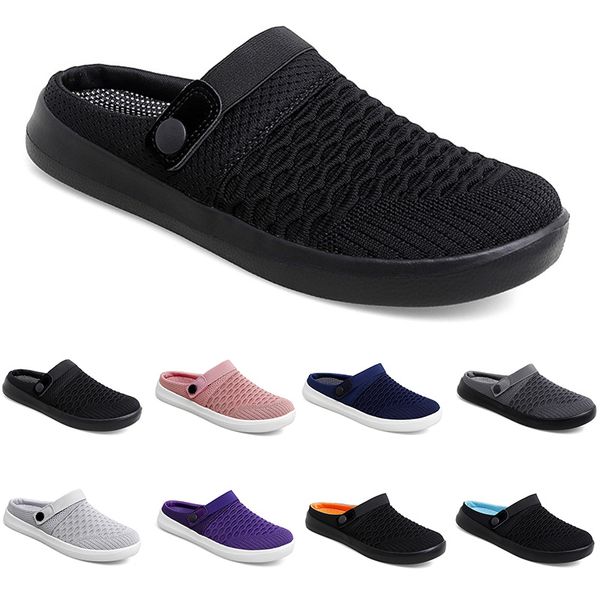 Chinelos cor sólida hots taupe branco preto cinza azul verde rosa roxo andando baixo macio mens mulheres respirável sapatos indoor trainer gai