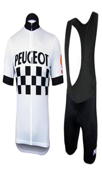 Klasik 2020 Molteni Bisiklet Jersey Set Nefes Alabilir MTB Kısa Kollu Bisiklet Giysileri Seti Yaz Siyah Beyaz Kayış Önlük Şortları R6395786