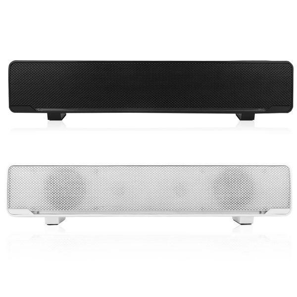 Soundbar SADA Soundbar estéreo USB com fio Soundbar USB com fio estéreo Soundbar Music Player Bass Surround Sound Box Entrada de 3,5 mm para PC