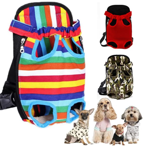 Trasportini Borsa da trasporto portatile per cani da compagnia Borsa frontale per cani da compagnia Borsa da trasporto per cani da compagnia con doppia spalla