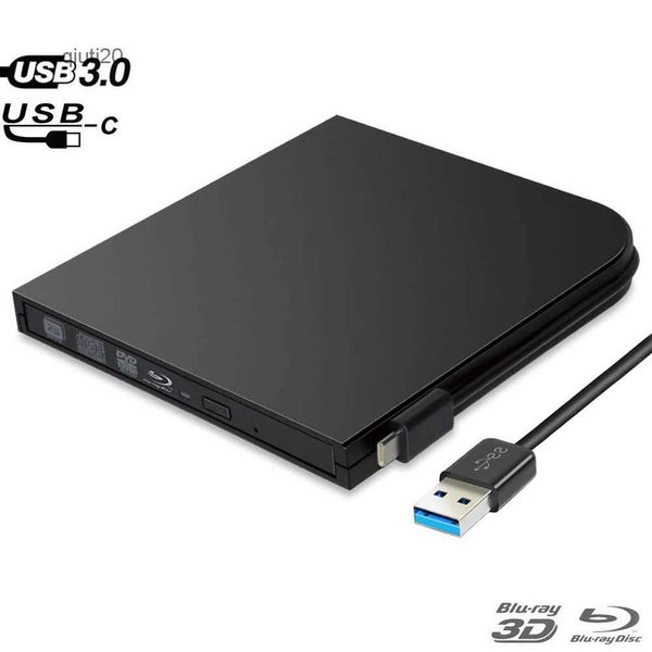 Blu-ray-Player, Blu-ray-Brenner, BD-RW-Brenner, USB 3.0, Typ C, externes DVD-Laufwerk, tragbarer Blu-ray-Player, CD/DVD-RW, optisches Laufwerk für HP Laptops PCL2402