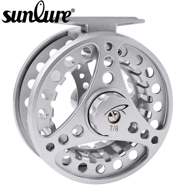 Bolos 3+1BB Pro Beros Aluminum Fly Reel CNC Cut Cut Large Molding de moldagem Roda de pesca com mosca 3/45/67/8 wt rolo de pesca com mosca