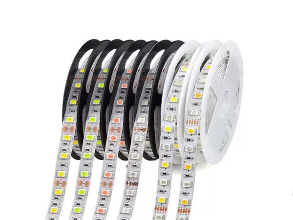 Waterproof 5050 SMD LED Strip Light 5M 12V LED LED LED LADAGNO 60ledsm RGB RGBW RGBWW Yellowpinkbluegreenred 11 Col3551126