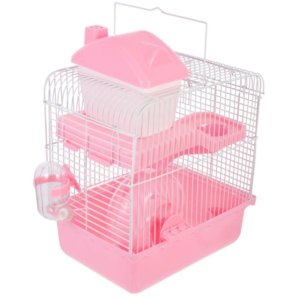 Gaiolas Pequenas Pet Hut Hamster Hamsters House Doublelayer Rat Cage para