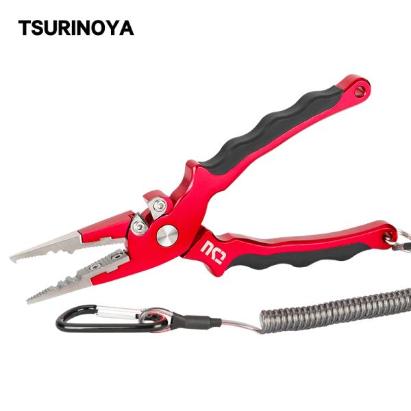 Strumenti TSURINOYA Pinze da pesca in alluminio AP170 83g Lega di acciaio al tungsteno Tagliente Gancio di rimozione Taglierina per acqua salata Attrezzatura da pesca