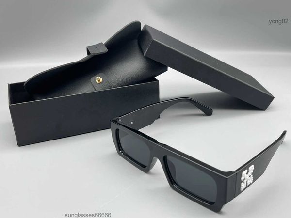 Модные солнцезащитные очки Off w, роскошные белые топы, роскошный бренд высокого качества для мужчин и женщин, новые всемирно известные солнцезащитные очки UV400 с коробкой Ow40018u