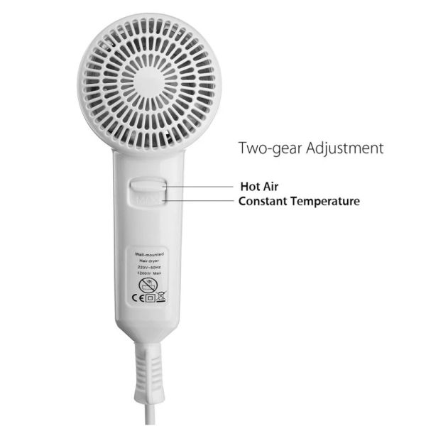 Настенный фен 1300 Вт для отеля, вентилятор с отрицательными ионами, сильный ветер, ванная комната, туалет, проживание в семье, фен, бытовой инструмент для сушки