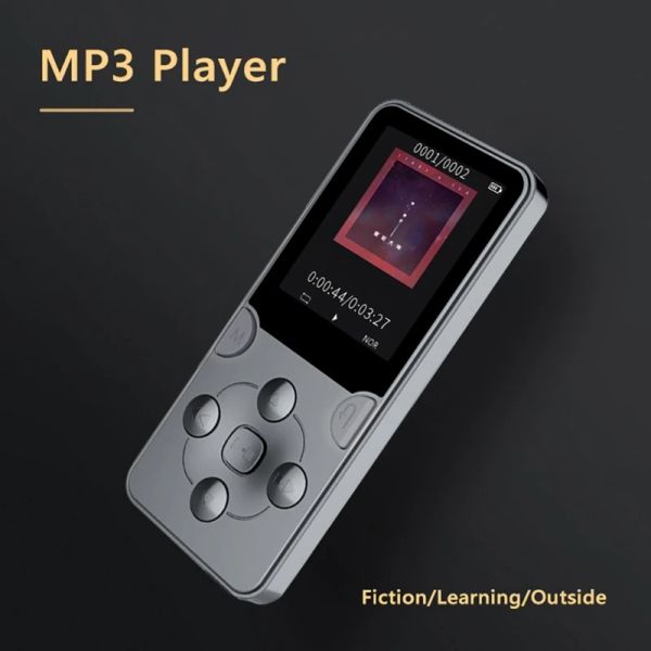 Player Mini MP3 Music Player Portátil Estudantes Mp4 Walkman Sports Running Walking Music Play com Micrphone Multifuncional EBook Relógio
