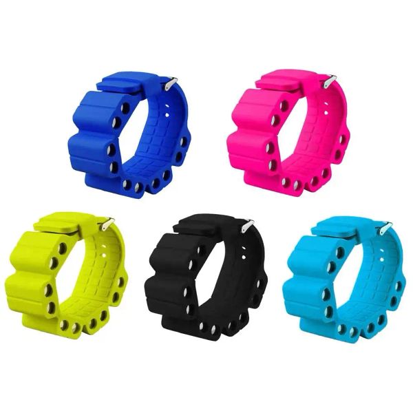 Attrezzatura Pesi da polso durevoli Bracciale con pesi regolabile in silicone Pesi da polso indossabili per esercizi di fitness Camminate Jogging Yoga Palestra