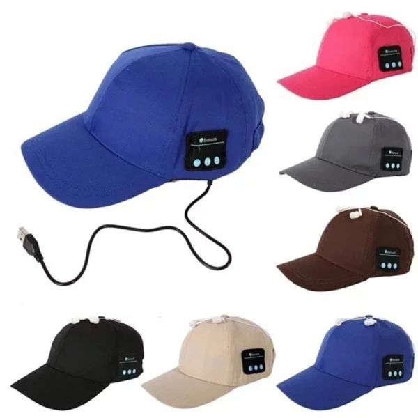 Altoparlanti wireless bluetooth bluetooth cappello smart auricolare tappo da baseball berretto auricolare sport da viaggio cappello per altoparlanti per cappello audio cappello da sole cappello da sole