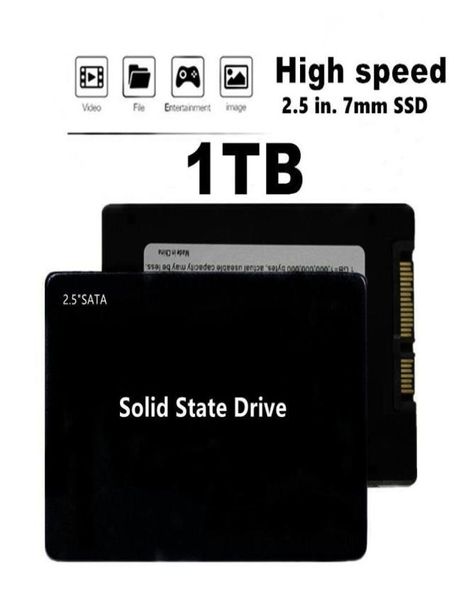Discos rígidos externos 1TB 512GB Drive Disk Sata3 25 polegadas Ssd TLC 500MBs Estado sólido interno para laptop e desktopExternal3626399