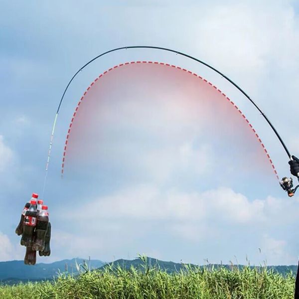 Varas de fibra de carbono alimentador vara de pesca mini mão pólo de pesca portátil ultraleve ultra duro acessórios ao ar livre para lagos reservatórios