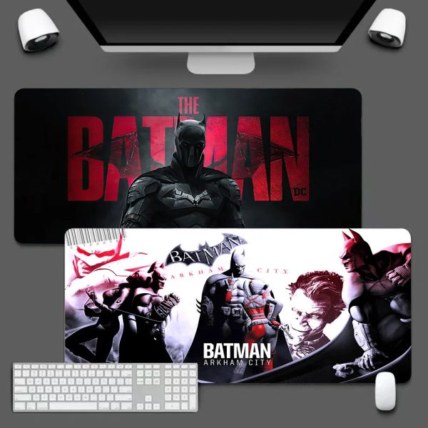 Pedler serin batmans büyük fare ped pc bilgisayar oyunu fare kapağı masa klavye paspasları ofis kauçuk antislip fare fareleri mat 40x90 30x80 cm