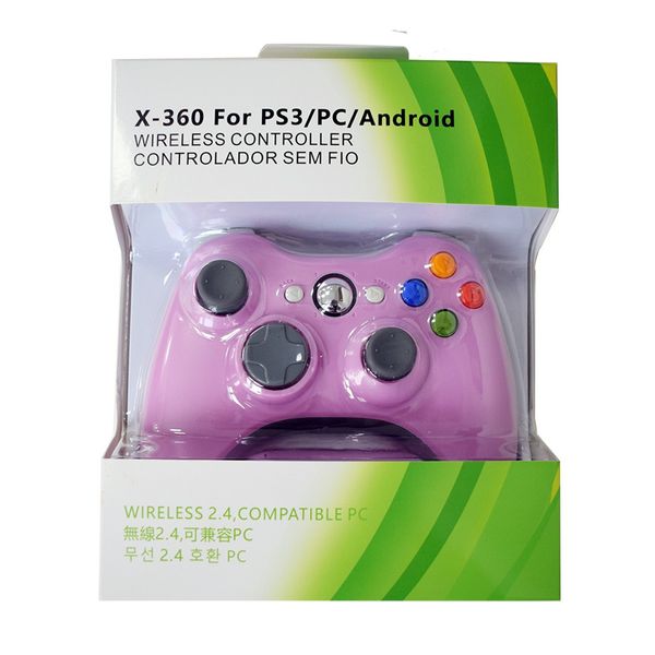 Wireless Gamepad Joystick Xbox360 2,4G Wireless Game Controller für PC/PS3/Xbox 360 Konsole haben Logo mit Einzelhandel Box DHL schnell