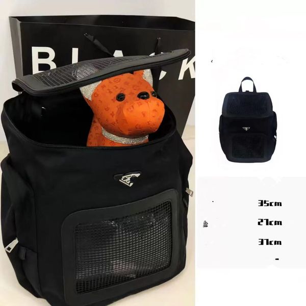 Переноска для собак, дышащая портативная сумка для кошек и собак, сумка для домашних животных, модный черный треугольный рюкзак с логотипом, сумка для домашних животных