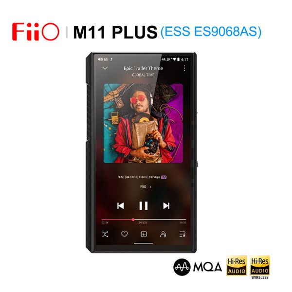 Lettore Fiio M11 Plus ESS Android THX AAA Lettore musicale portatile MP3 Dual ES9068AS chip USB DAC Ricevitore Bluetooth Snapdragon 660 AMP