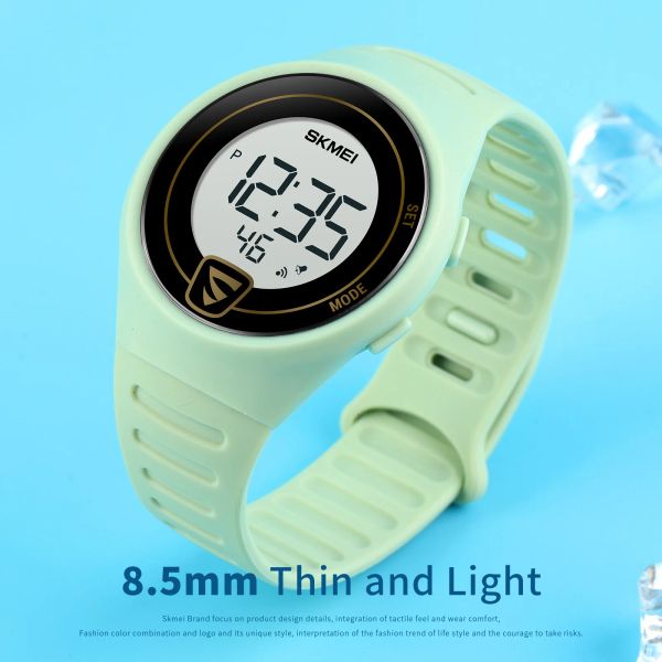 Uhren Skmei 1798 Digitaluhr Sport Junge Digitaluhr für Jungen Mädchen Armbanduhr Wasserdicht Led Dünn Teenager Uhr Reloj Hombre