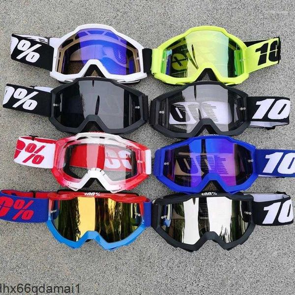 Sonnenbrille 100 Motocross Goggle Brille MX Off Straße Masque Helme Brille für Motorrad Dirt Bike PL2T