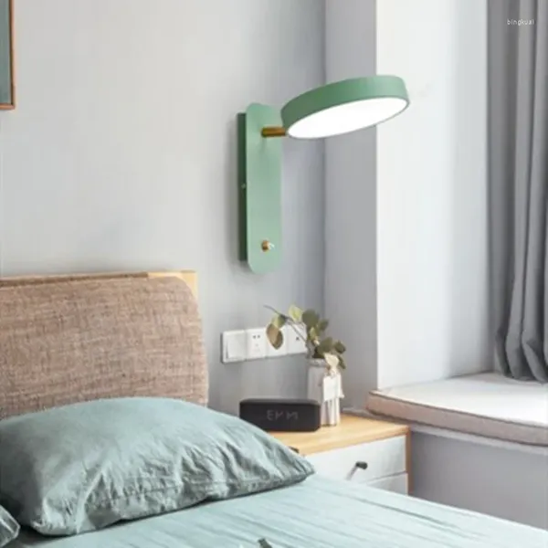 Wandleuchte Nordic Bunte Macaron Einfache Moderne Schlafzimmer Gang Kinderzimmer LED Hause Nachttisch