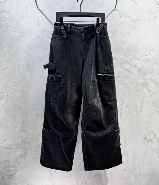 Pantaloni taglie forti da uomo Girocollo ricamato e stampato in stile polare estivo con puro cotone da strada 52tdr