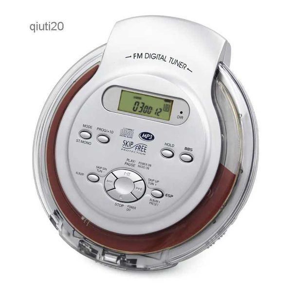 CD-Player Tragbarer CD-Walkman-Disc-Player, unterstützt englische MP3-Discs mit Headset, Musikwiedergabe, LCD-Display, Audioausgang, FM-Radio, stoßfest, L2402