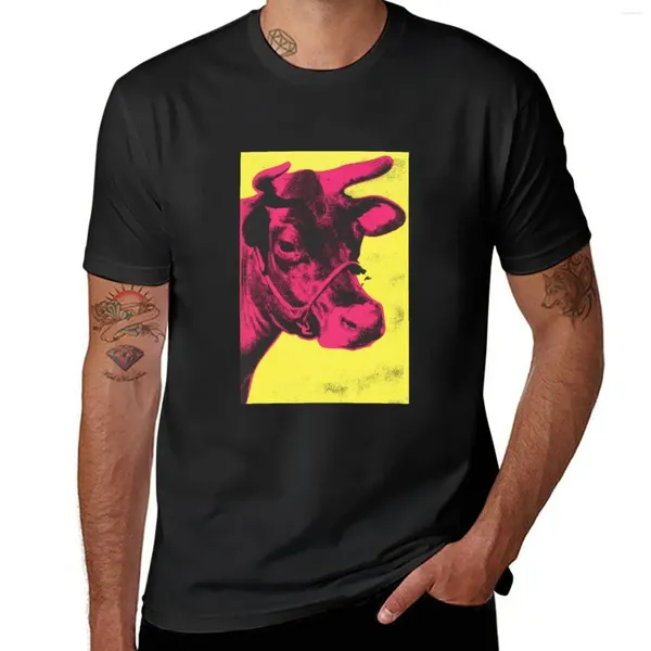 Regatas masculinas Andy Warhol |Camiseta de vaca para fãs de esportes, camisetas engraçadas, camisetas plus size, roupas masculinas de suor