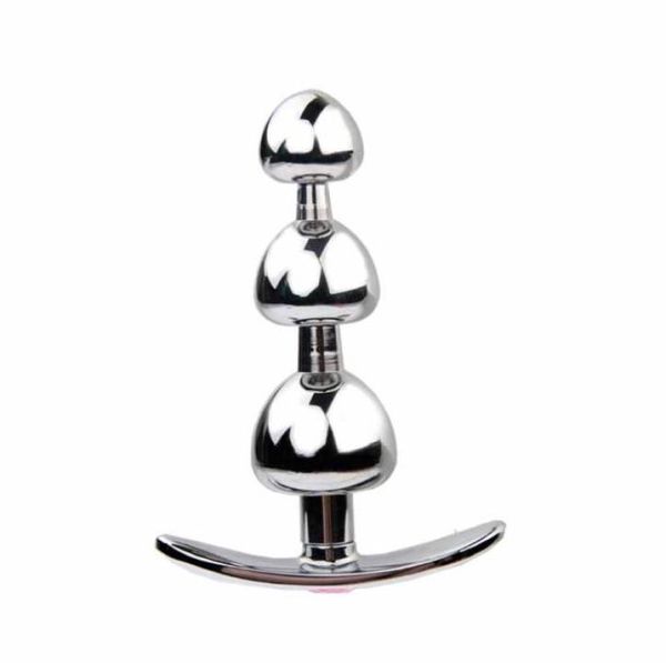 2019 novo design anal plug butt intruder bonito cogumelo contas ânus bdsm brinquedo sexual fetiche adulto novidade com jóias de cristal base4964252