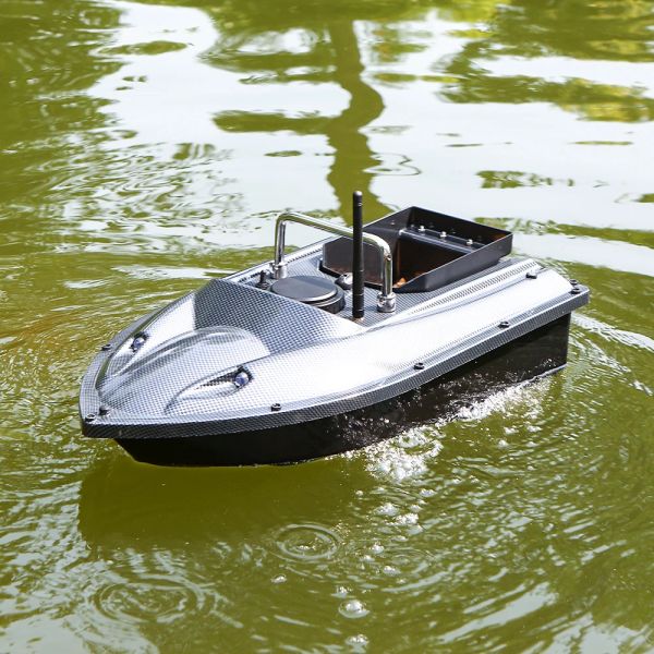 Werkzeuge Feste Geschwindigkeitskreuzfahrt Neue Funktion Intelligentes drahtloses RC-Köderboot Köderboot 500M 1,5 kg Fischfinder RC-Fischerboot EU/UK/US-Stecker