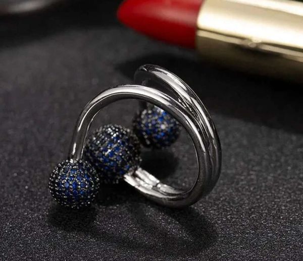 Halskette Ohrringe Set Donia Schmuck Mode europäischen und amerikanischen übertrieben Luxus Damen Party Ring Kupfer Micro INeue Produkte