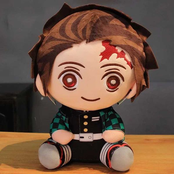 Doldurulmuş Peluş Hayvanlar Şeytan Blade Anime Peluş Dolgulu Oyuncak Sevimli Dolsl Demon Slayer Manga Bebek Hayır Yaiba Tanjirou Nezuko Çocuk Hediye Dekoru