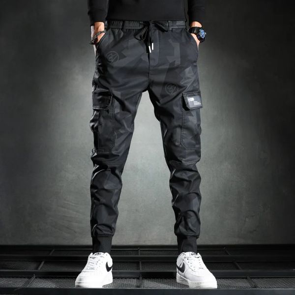 Pantaloni per pantaloni della tuta mimetico elasticità dell'esercito pantaloni da carico militare che corse a più tasche pantaloni casual jogger pantaloni