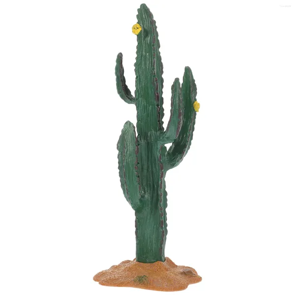 Decorazioni da giardino Modello di cactus Decorazioni per piante artificiali Figurine simulate in plastica per la casa Decorazione per ufficio Decori per desktop