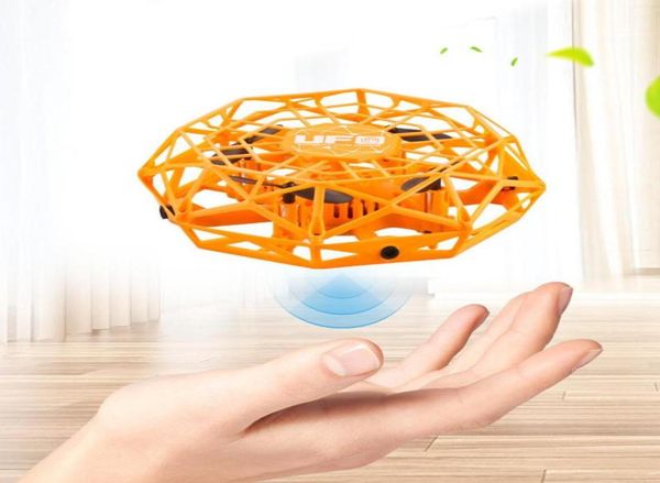 Antikollision RC Flugzeug Mini Fliegender Hubschrauber Spielzeug UFO mit LED Magic Hand Ball Induktion Drone Sensing Fernbedienung Helicop2735387