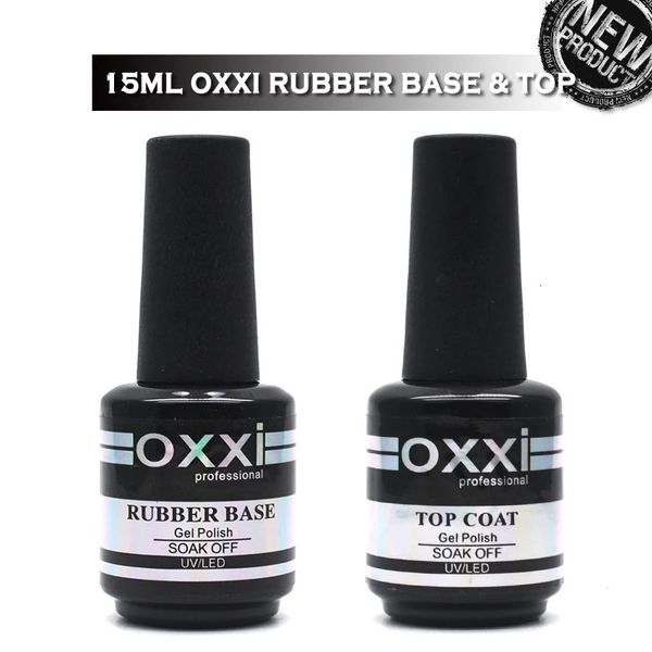 oxxi Ultimi 15ml Base in gomma per unghie Smalto gel UV semipermanente Primer per unghie Smalto opaco Base per nail art Top Gellak 240220