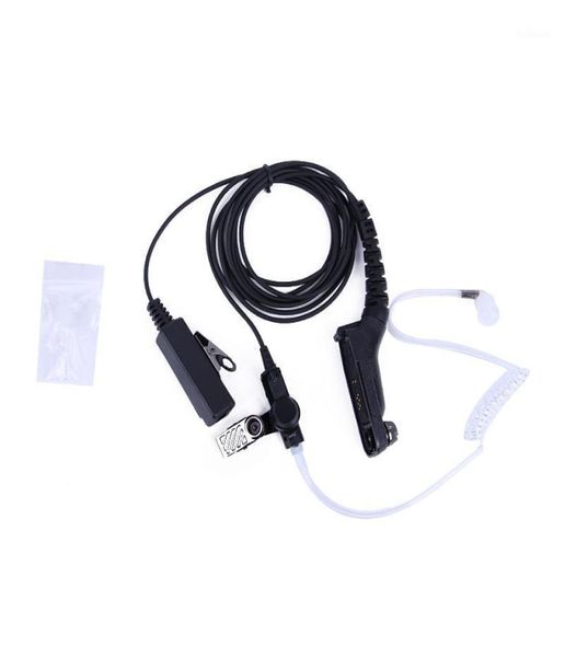 Grande fone de ouvido pmic tubo acústico para motorola dp4800 dp4801 xpr6550 dgp4150 p8268 apx6000 apx8000 walkie talkie etc19248048
