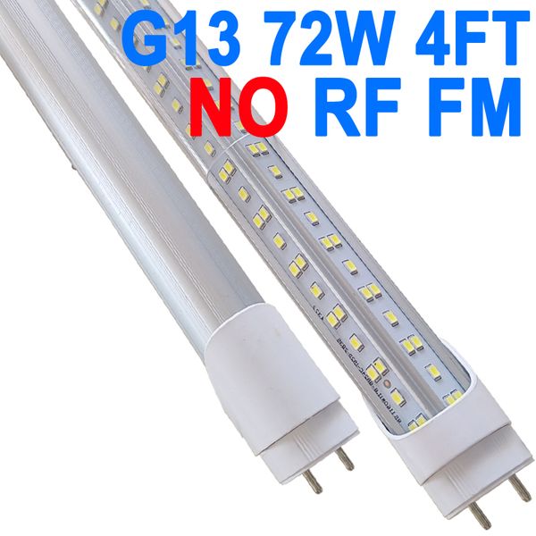 4ft T8 T10 T12 LED Tüp Ampulleri 48 