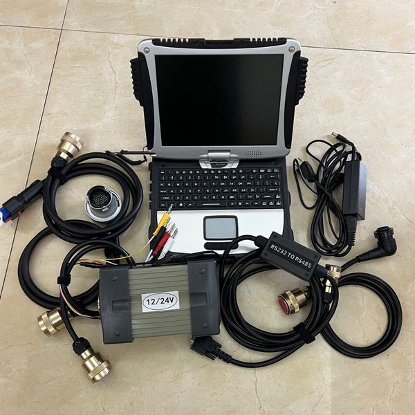 mb estrela c3 com laptop de computador de diagnóstico CF19 8G e 256 GB SSD de alta qualidade instalado pronto para usar