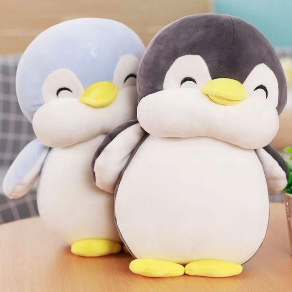 2024 dorimytrader macio gordo sorridente animal pinguim brinquedo de pelúcia grande recheado dos desenhos animados pinguins anime travesseiro boneca para o presente do bebê 24 polegada 60cm