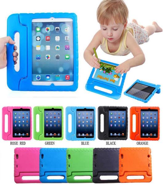Kids Eva Köpük Şok geçirmez Tutar İPad 102 105 234 Hava 2 97 Mini 12345 iPad Pro 11 Çocuk Dostu Tabl5110357