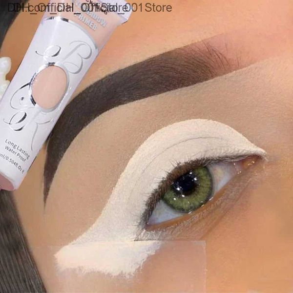 Sombra de olho branco escuro sombra primer fácil de manchar maquiagem básica durável à prova d' água fosco primer líquidoQ240229