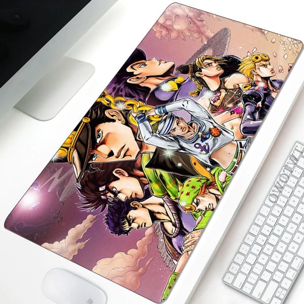 Pads Mousepad HD Home Computer Tastatur Pad MousePads Schreibtischmatten Jojo Bizarre Adventure Büro Laptop Mauspad Tischmatte