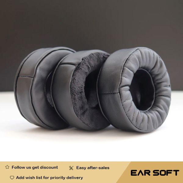 Acessórios earsoft substituição almofadas de ouvido para msur n650 fones ouvido earmuff caso manga acessórios