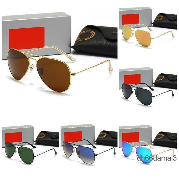 Luxury Designer Uomo donna metallo UV400 Occhiali Classic Brand occhiali da vista Tac Lens Sunglasses3025 3026 NWP3
