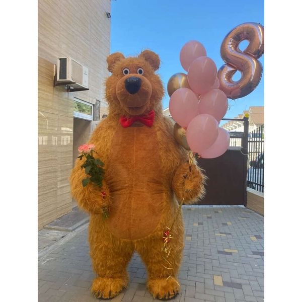 Riesiger Ganzkörper iatierbarer Bären Maskottchen Kostüm erwachsener begehbar