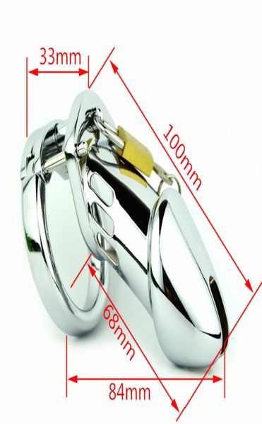 Dispositivo Cock Gage Metal Belt Belt Sex Toys Penis Cage CB6000 Drop Shipping Y18920033575093