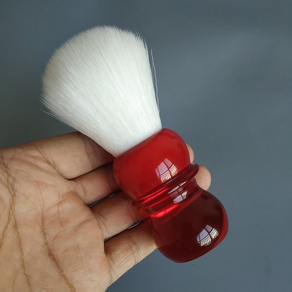 Dscosmetic new China red handle soft white hair shaving brush for man wet shave